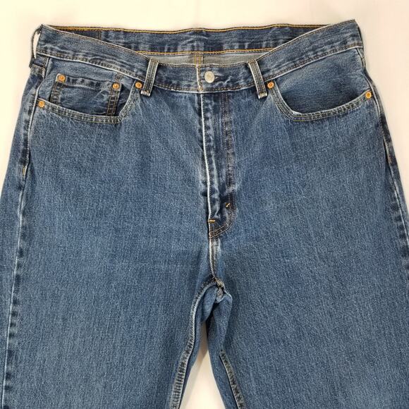 Levis 550 Jeans Mens 38x30 Relaxed Fit Tapered Leg Denim Classic Straight Pants - Picture 3 of 12